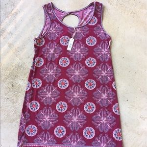 Max Studio Pattern Scoop-Neck Trapeze Dress